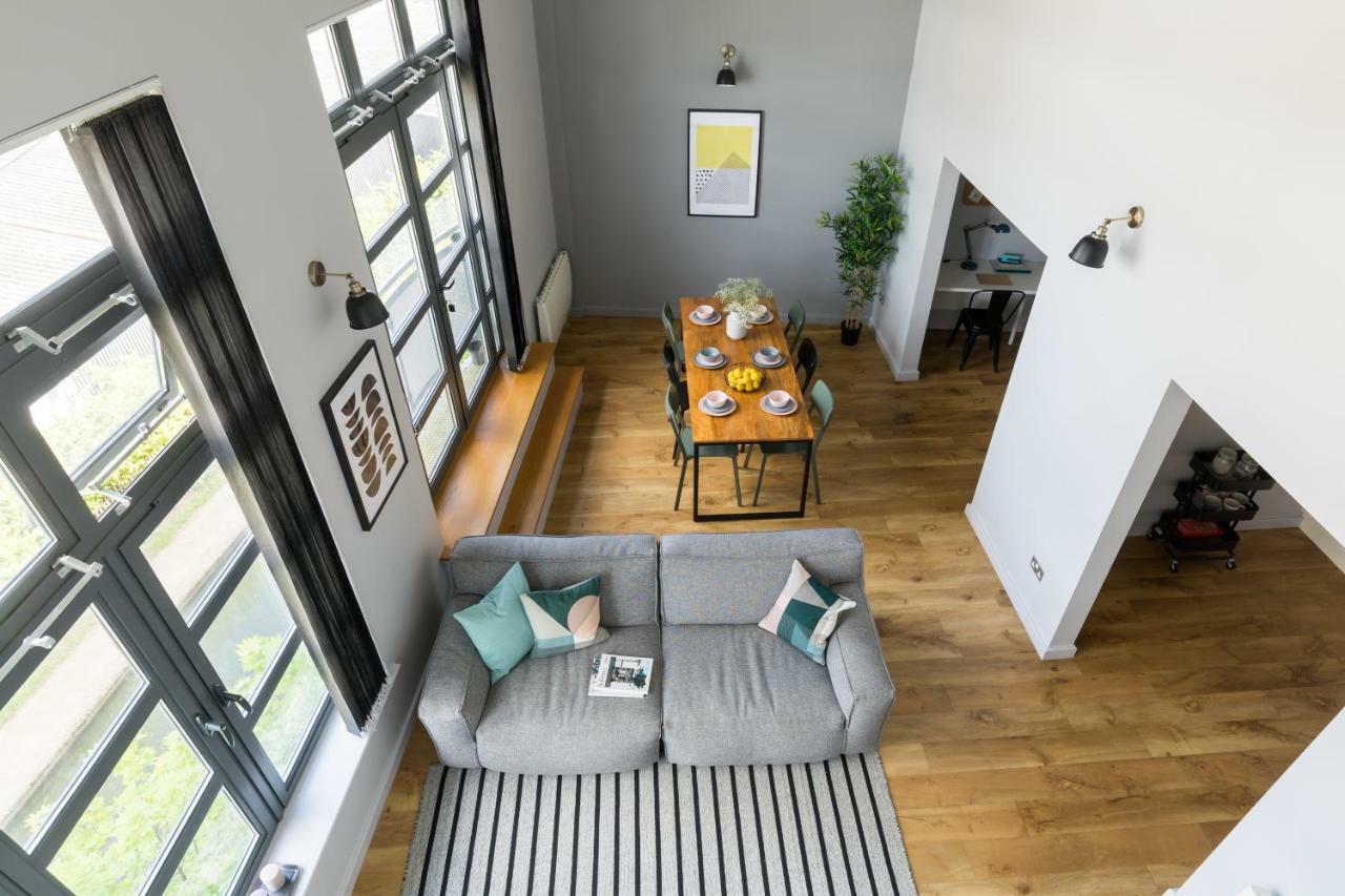 4B Loft Penthouse Industrial Decor With Canal & City Views Coventry Exterior photo