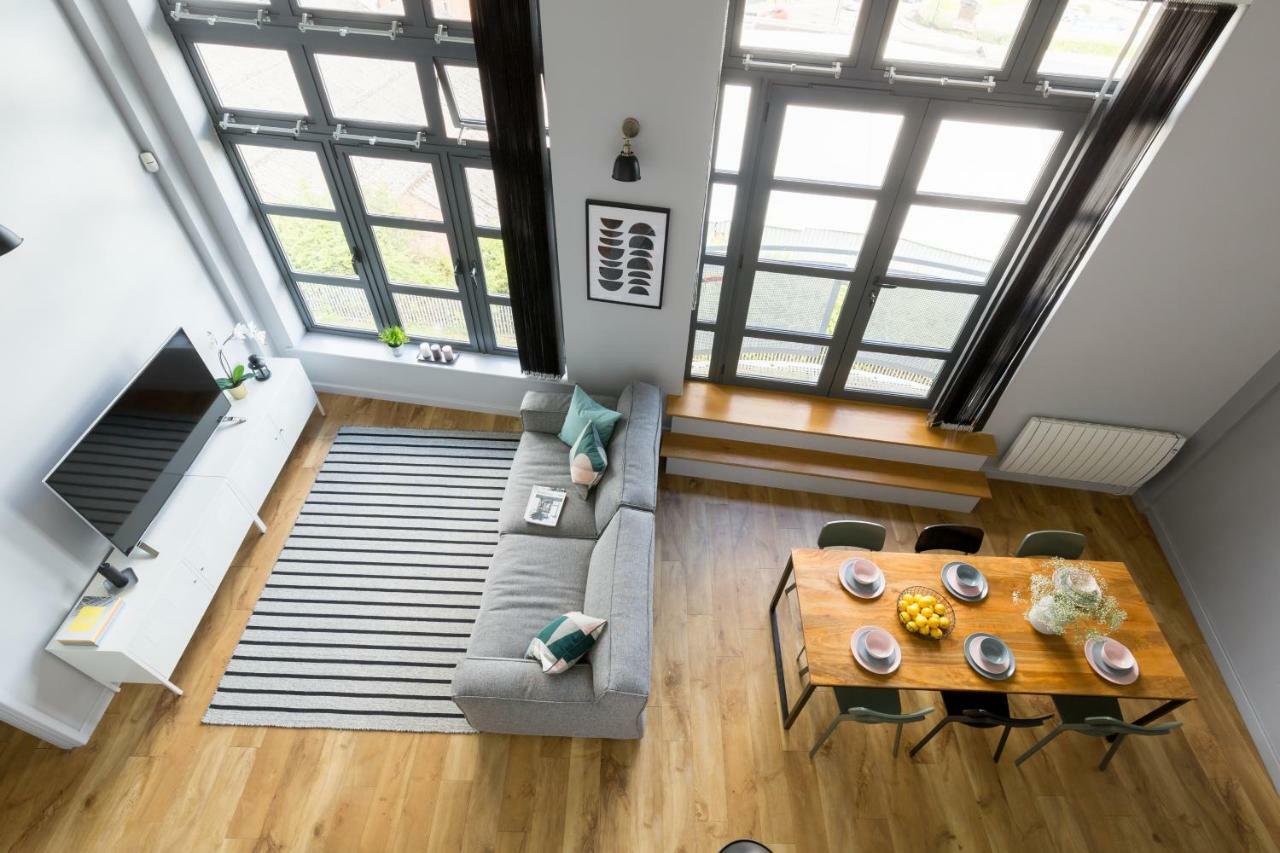 4B Loft Penthouse Industrial Decor With Canal & City Views Coventry Exterior photo